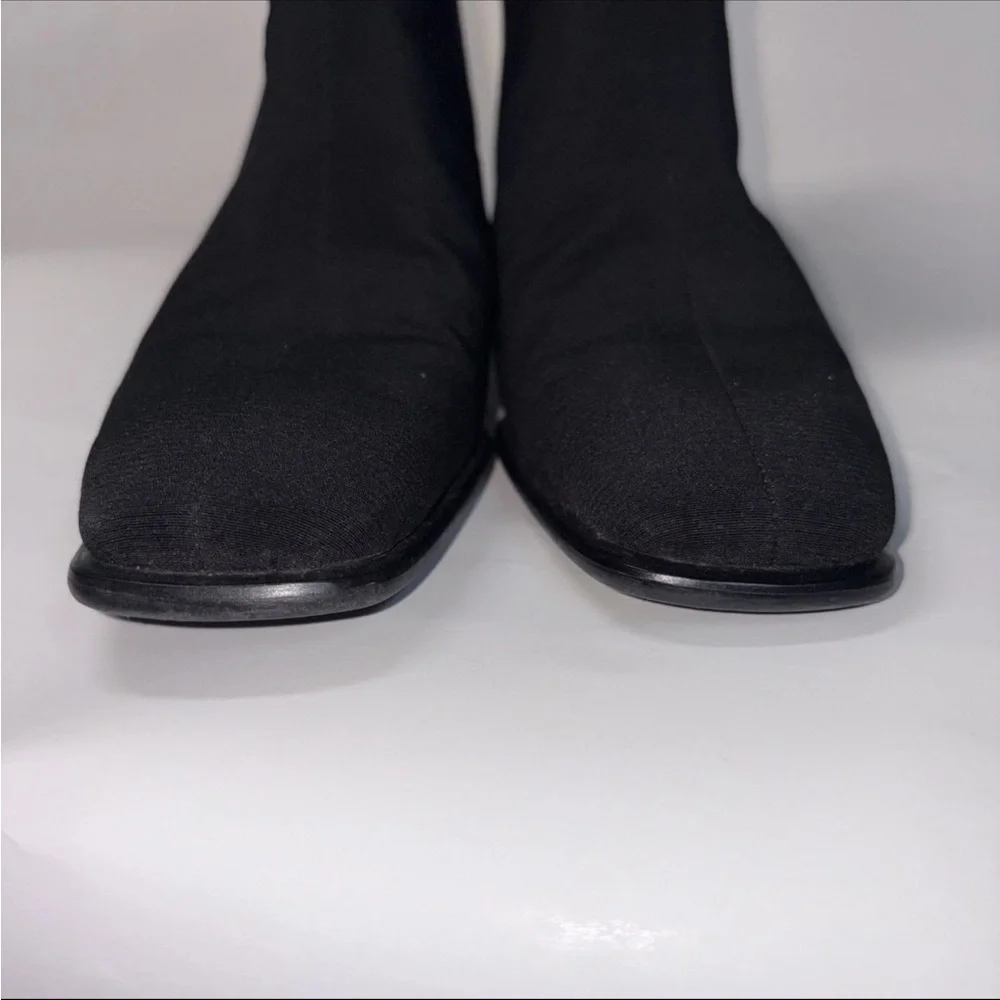 Stuart Weitzman 7 M GoreTex Chlesea Ankle Boots Rain Boots Side Zippers